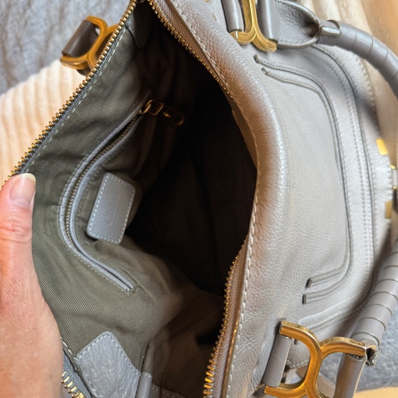 Chloe Marcie Medium Leather Satchel - Picture 4 of 7